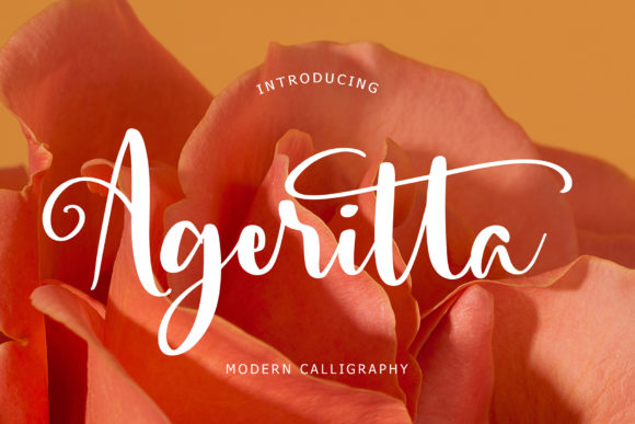 Ageritta: A Dainty and Joyful Handwritten Font for Web Design