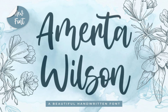 Amerta Wilson: A Charming Script Font for Editorial Design