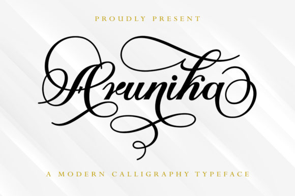 Arunika: A Handwritten Font for Elegant Editorial Design