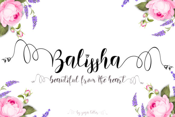 Balissha: A Romantic and Sweet Calligraphy Typeface for Editorial Charm