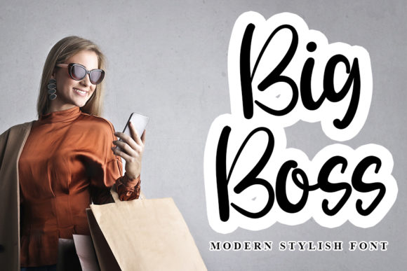 Big Boss: A Modern Handwritten Font for Eye-Catching Campaigns
