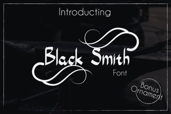 Black Smith: A Handwritten Font for Modern Branding