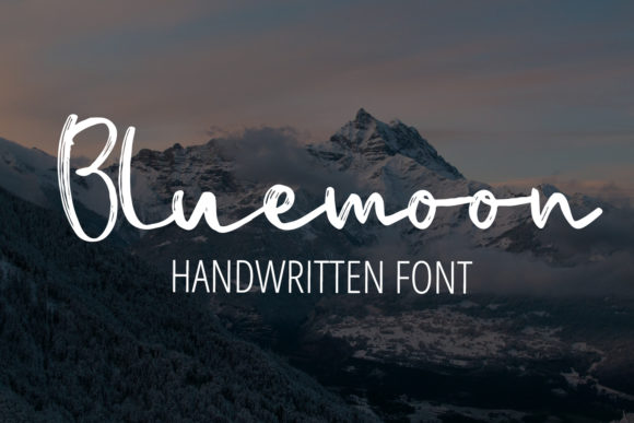 Bluemoon: A Script Font with Elegant Charm