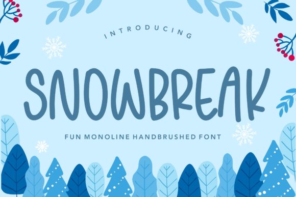 Boost Your Winter Campaign with Snowbreak Font