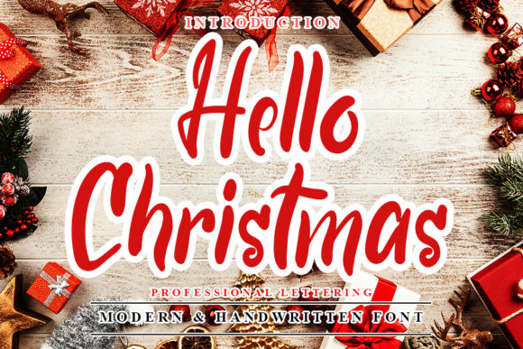 Bring Charm to Your Creations with Hello Christmas Font