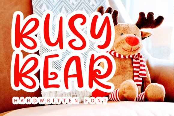 Bring Your Creations to Life with Busy Bear Font