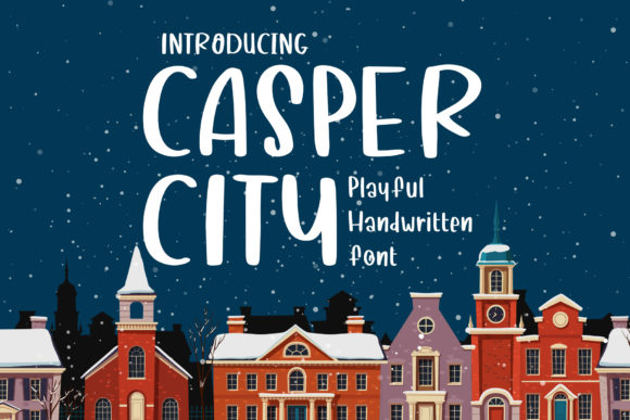 Casper City: A Playful Handwritten Font for Web Design