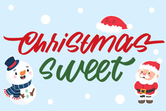 Christmas Sweet: A Joyful Typeface for Creative Branding