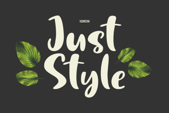 Discover Just Style: A Versatile Handwritten Font for Editorial Design