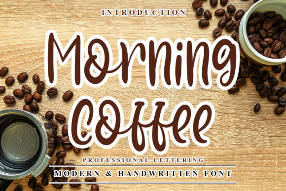 Discover Morning Coffee: A Charming Font for Editorial Design