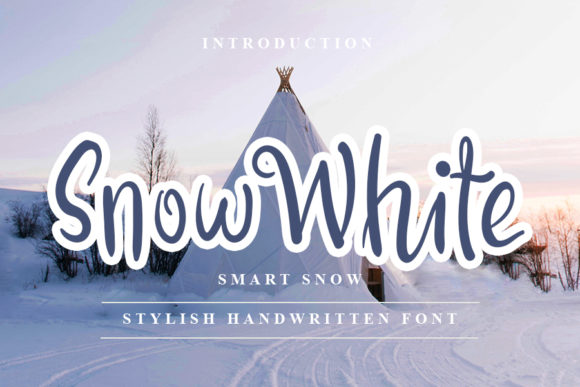 Discover Snow White: A Handwritten Font for Elegant Publishing