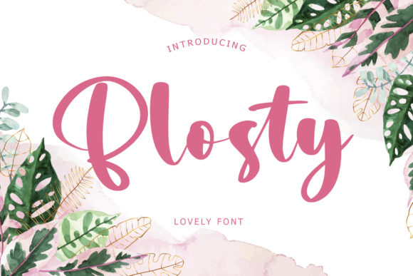 Discovering the Elegance of Blosty: A Handwritten Font for Editorial Design