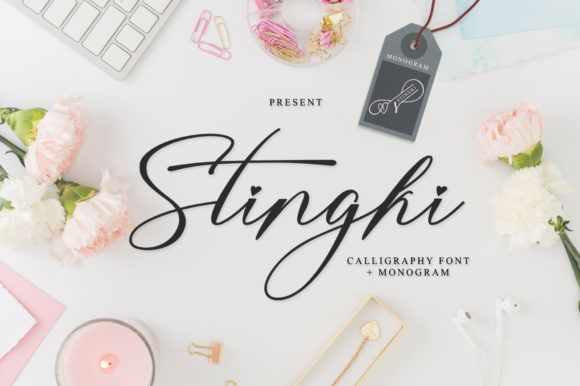 Elegant Stingki Font for Crafters and Makers