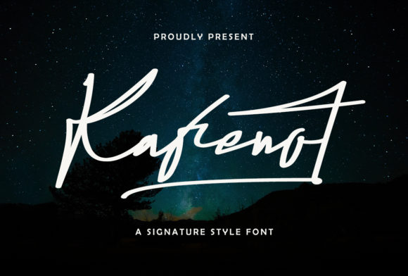 Elevate Your Brand with Kafenot: A Premium Script Font