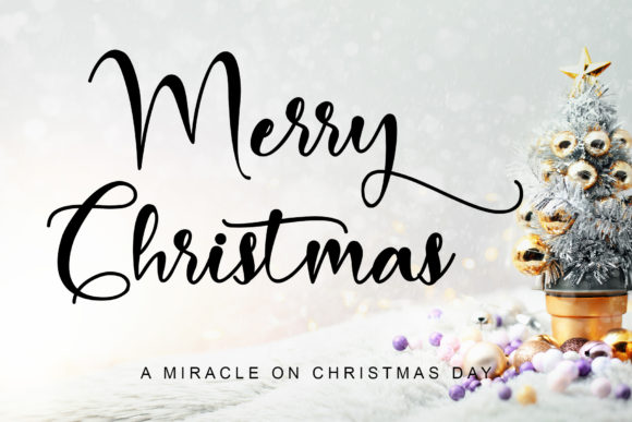 Elevate Your Editorial Design with Merry Christmas Baby Font