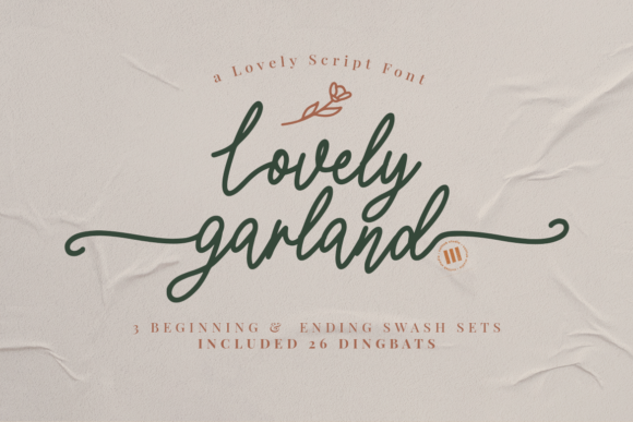 Elevate Your Web Design with Lovely Garland Font