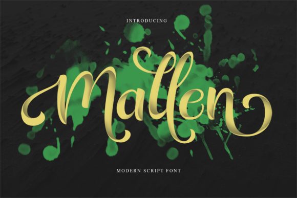Enhance Your Brand with Mallen: A Beautiful Handwritten Font