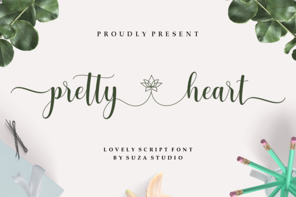 Enhance Your Brand with Pretty Heart Font