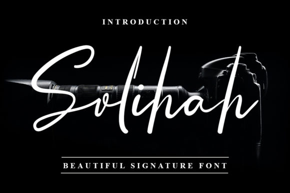 Enhance Your Brand with Solihah: A Sweet and Cursive Font