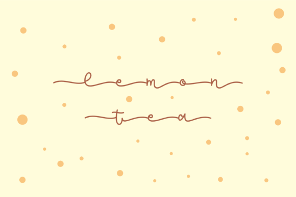 Enhance Your Campaigns with Lemon Tea Font