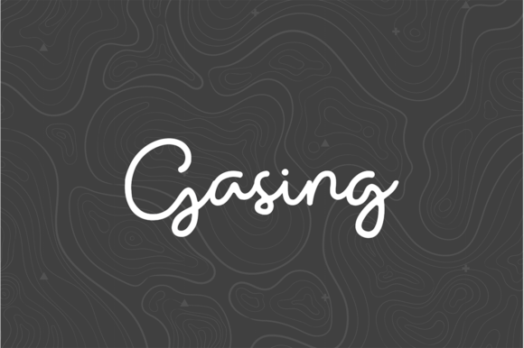 Gasing: A Charming Handwritten Font for Engaging Campaigns