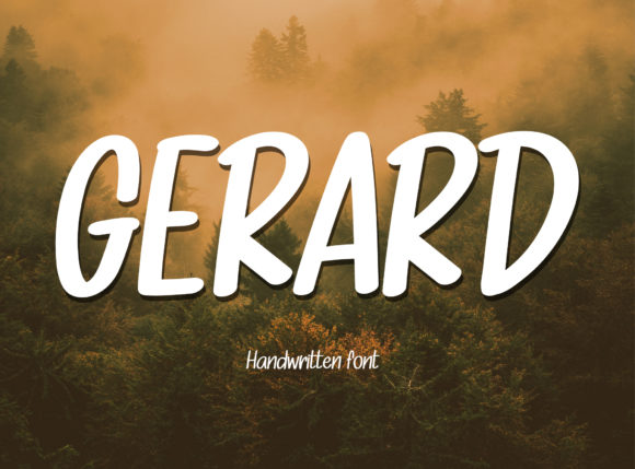Gerard: The Perfect Handwritten Font for Your Next Campaign