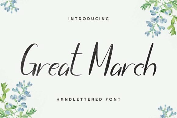 Great March: A Charming Handwritten Font for Makers