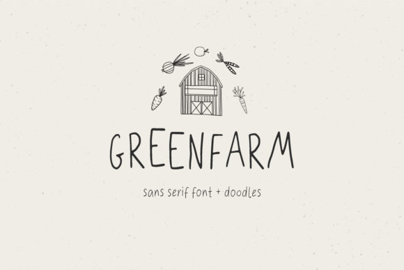 Green Farm: A Charming Handwritten Font for Web Design
