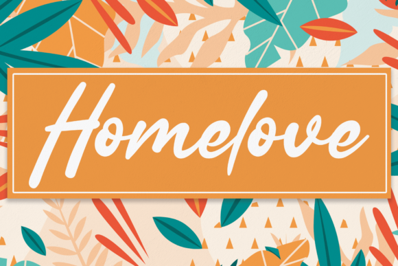 Homelove: A Charming Handwritten Font for Creative Makers