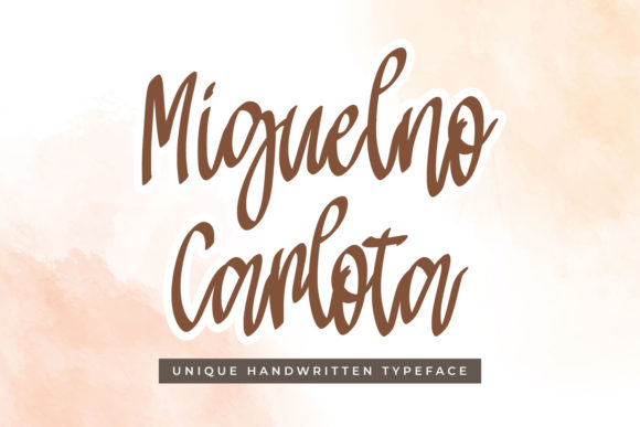 Miguelno Carlota: A Sweet and Flowing Script Font