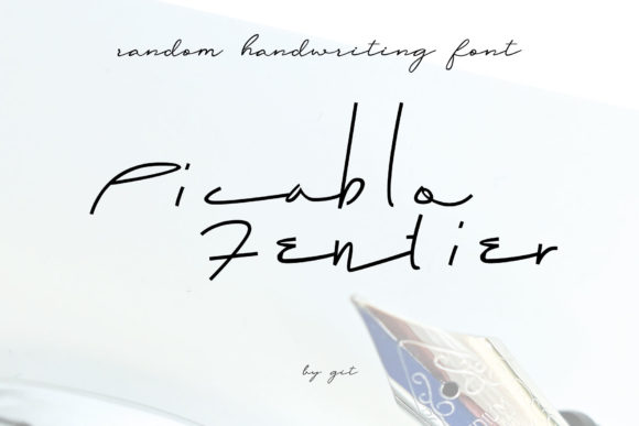 Picablo Fentier: A Handwritten Font for Distinctive Web Design