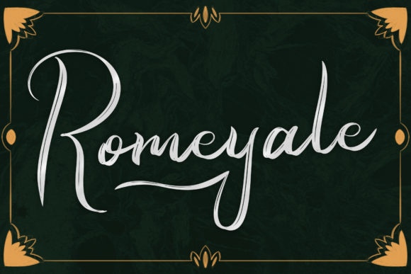 Romeyale: A Premium Script Font for Elegant Editorial Design