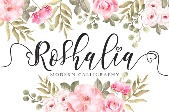 Roshalia: A Romantic Script Font for Elegant Web Designs