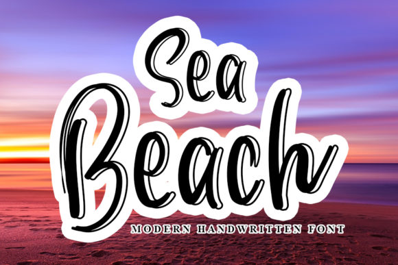 Sea Beach: A Handwritten Font for Memorable Campaigns