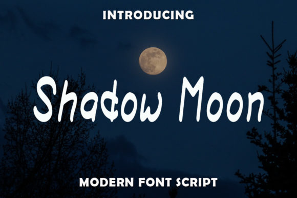 Shadow Moon: A Modern Handwritten Font for Creative Projects