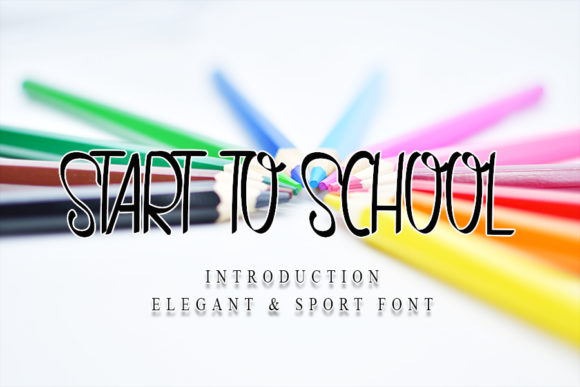 Start to School: A Handwritten Font for Engaging Campaigns