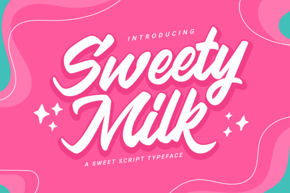 Sweety Milk: A Handwritten Font for Creative Web Design