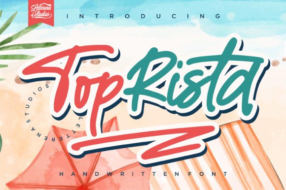 TopRista: A Trendy Handwritten Font for Modern Web Design