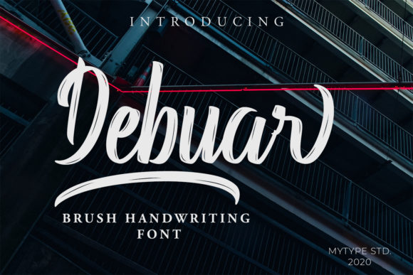 Transform Your Brand with Debuar: A Flowing Handwritten Font