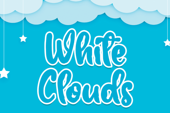 Transform Your Brand with White Clouds Font