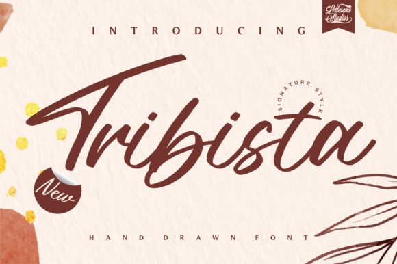 Tribista: A Handwritten Font for Engaging Visuals