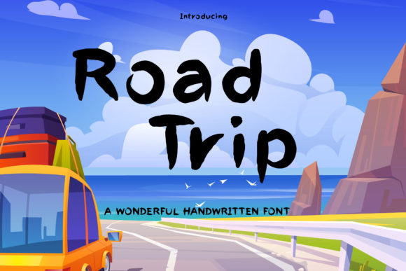 Unleash Creativity with Road Trip: A Modern Handwritten Font