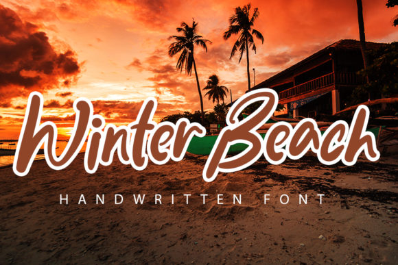 Winter Beach: A Handwritten Font for Elegant Editorial Design